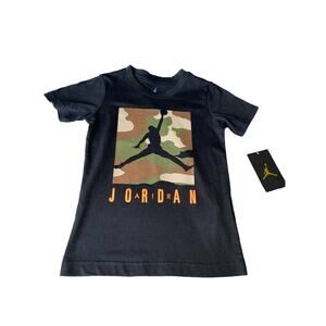 Air Jordan T-Shirt Camouflage Jumpman Logo Boys‎ 6. *NWT